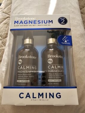 Brookstone Calming Magnesium Oil Set - Natural Clear (Set of 2)